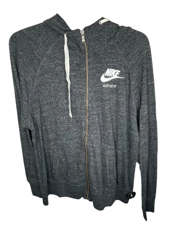 Athletic Jacket By Nike In Grey, Size: 1x Bold Men's Animal