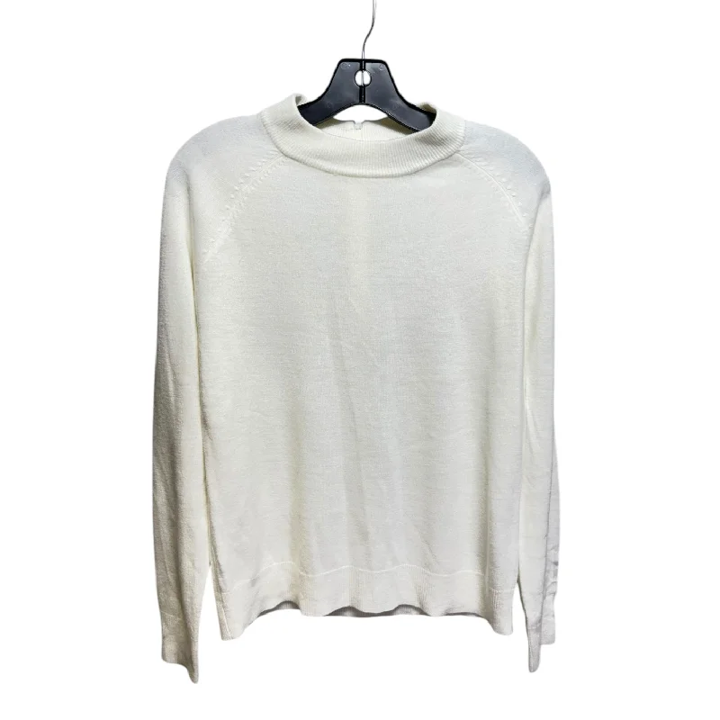 Sweater By Karen Scott In White, Size: S Gym