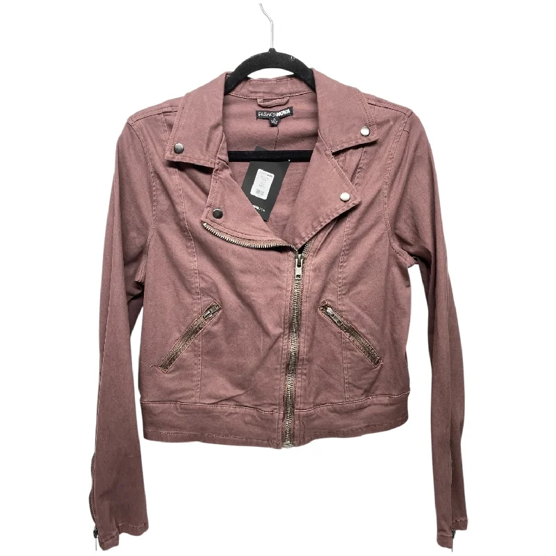Jacket Other By Fashion Nova In Mauve, Size: L Practical Men's Multi