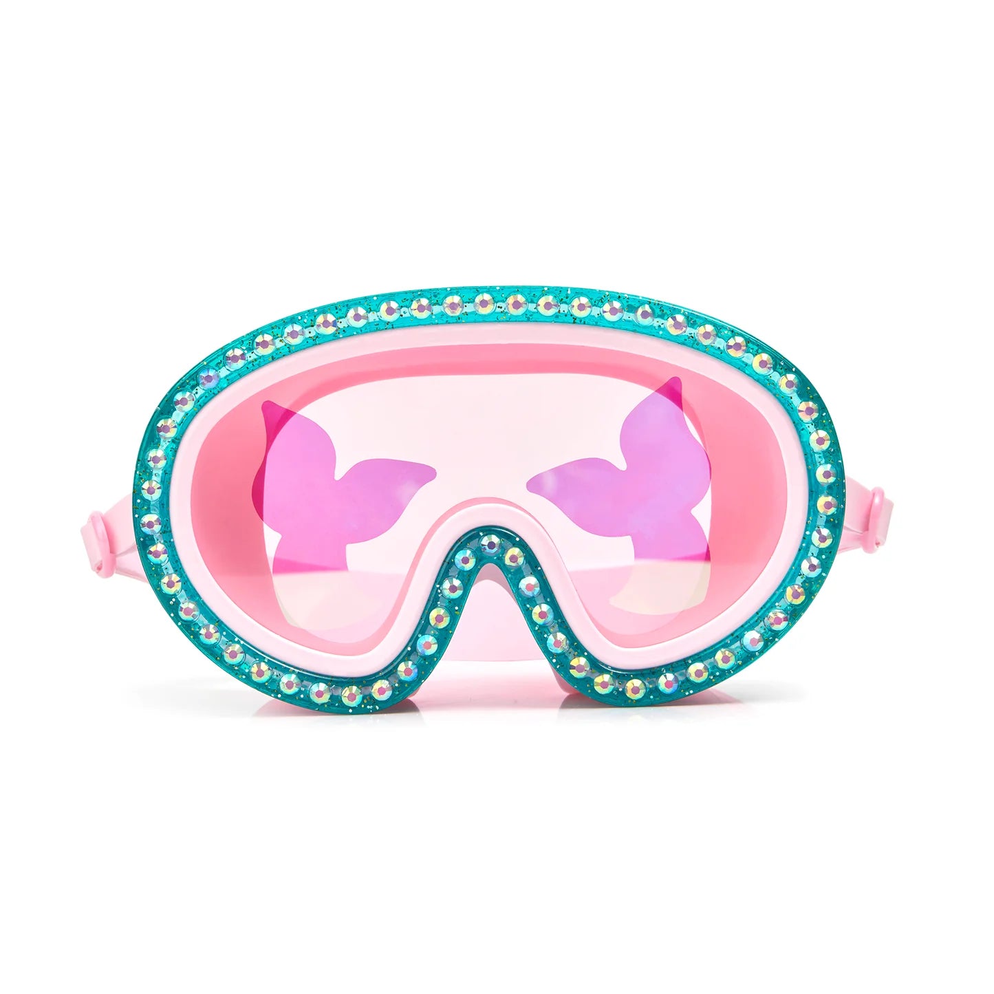 Jewel Pink Blue Sea Mask Unique Men's Patch
