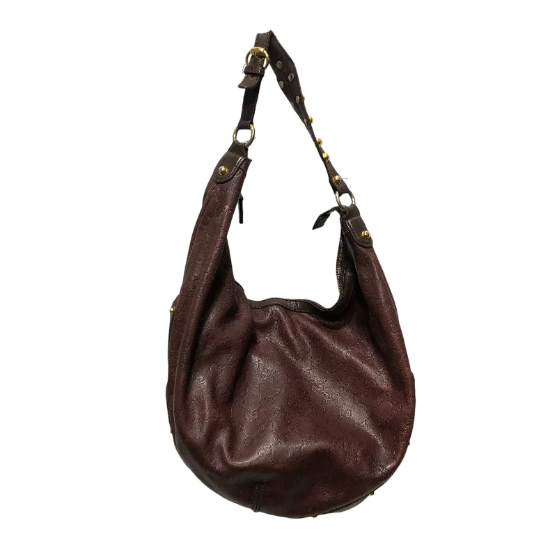 GUCCI/Tote Bag/Monogram/Leather/BRW/GUCCISSIMA Refined Men's Hand