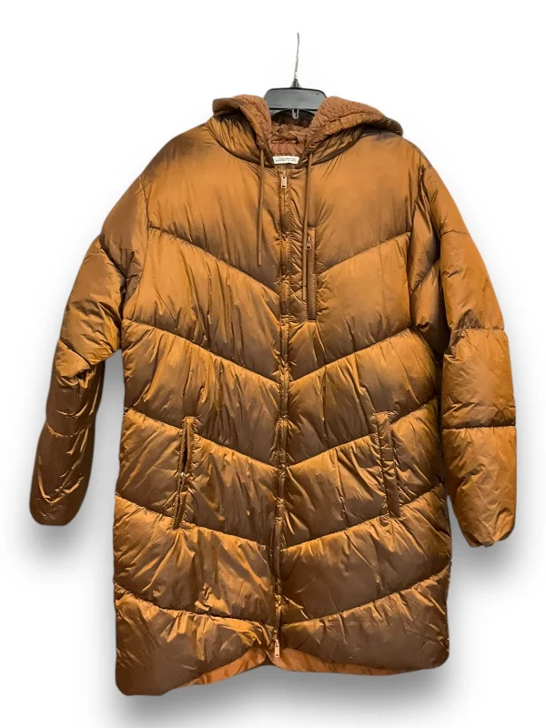 Coat Puffer & Quilted By A New Day In Brown, Size: Xxl Confident Men's High