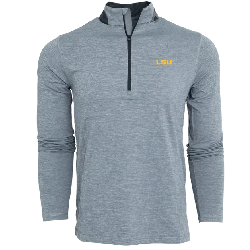 LSU Tigers Guide Sport Quarter-Zip Artistic Men's Hand