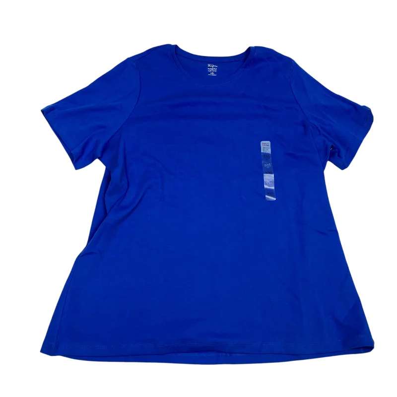 Top Short Sleeve Basic By Kim Rogers In Blue, Size: Xxl Cool Men's Skate