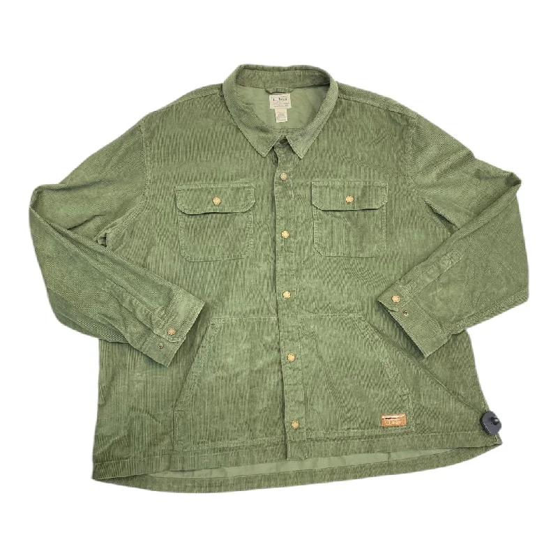 Jacket Other By L.L. Bean In Green, Size:3X Refined Men's European