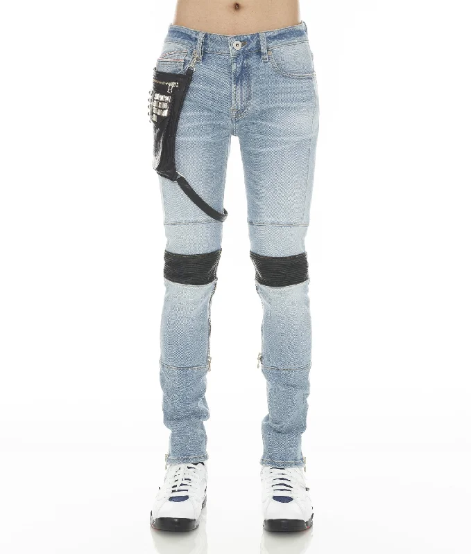 Punk Moto Stretch In Pollock Sophisticated Men's French