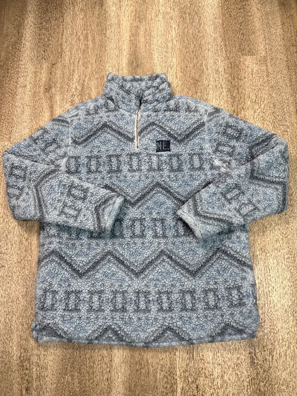 Jacket Faux Fur & Sherpa By Home Free In Blue, Size: Xl Modern Men's 
