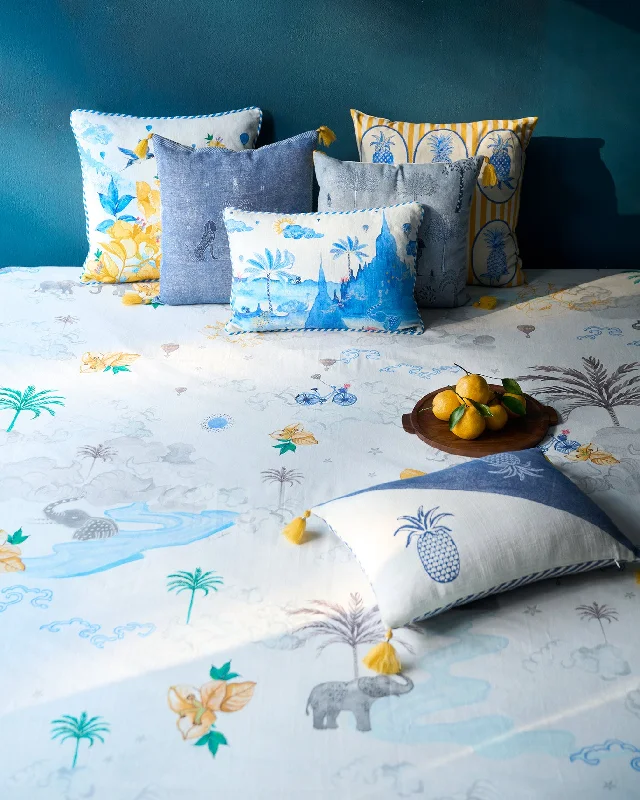 Bagan Bed Cover - Queen Polished Men's Silk