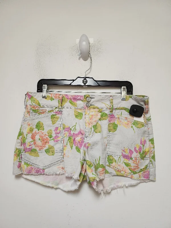 Shorts By Pilcro In Floral Print, Size: 8 Artistic Men's Hand