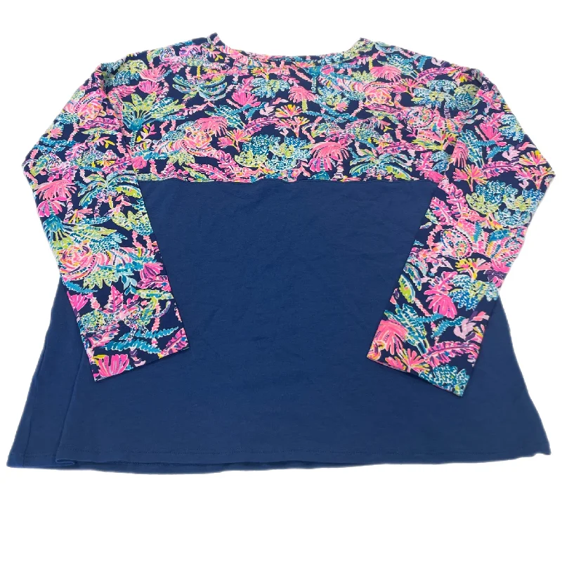 Top Long Sleeve Designer By Lilly Pulitzer In Multi-colored, Size: Xs Bold Men's Statement