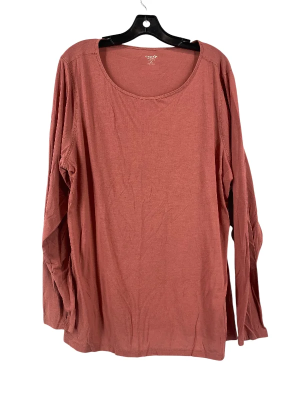 Athletic Top Long Sleeve Collar By Old Navy In Pink, Size: 2x Athletic Men's Compression Athletic Top Long Sleeve Collar By Old Navy In Pink, Size: 2x Athletic Men's Compression
