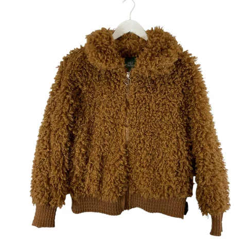 Coat Faux Fur & Sherpa By Wild Fable In Brown, Size: M Laid