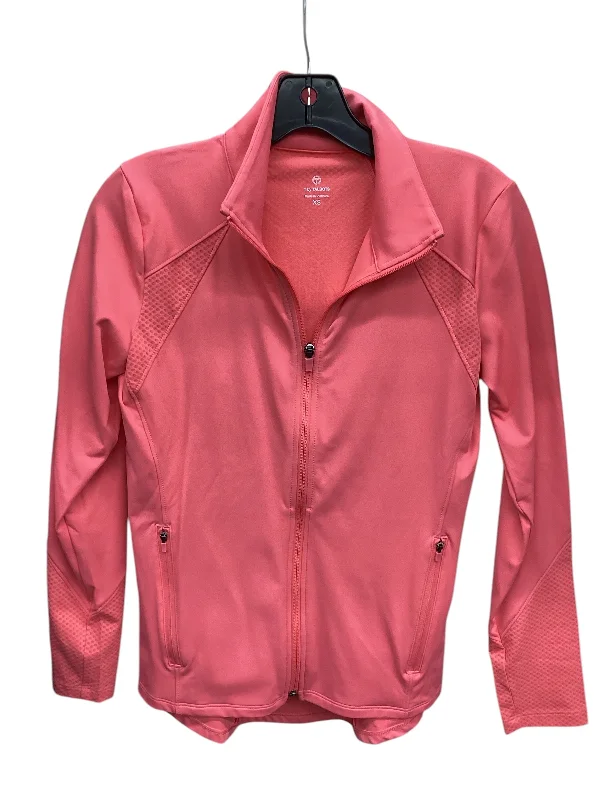 Athletic Jacket By Talbots In Coral, Size: Xs Organic