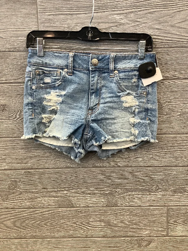 Shorts By American Eagle In Blue Denim, Size: 4 Vintage Men's 1970S Disco