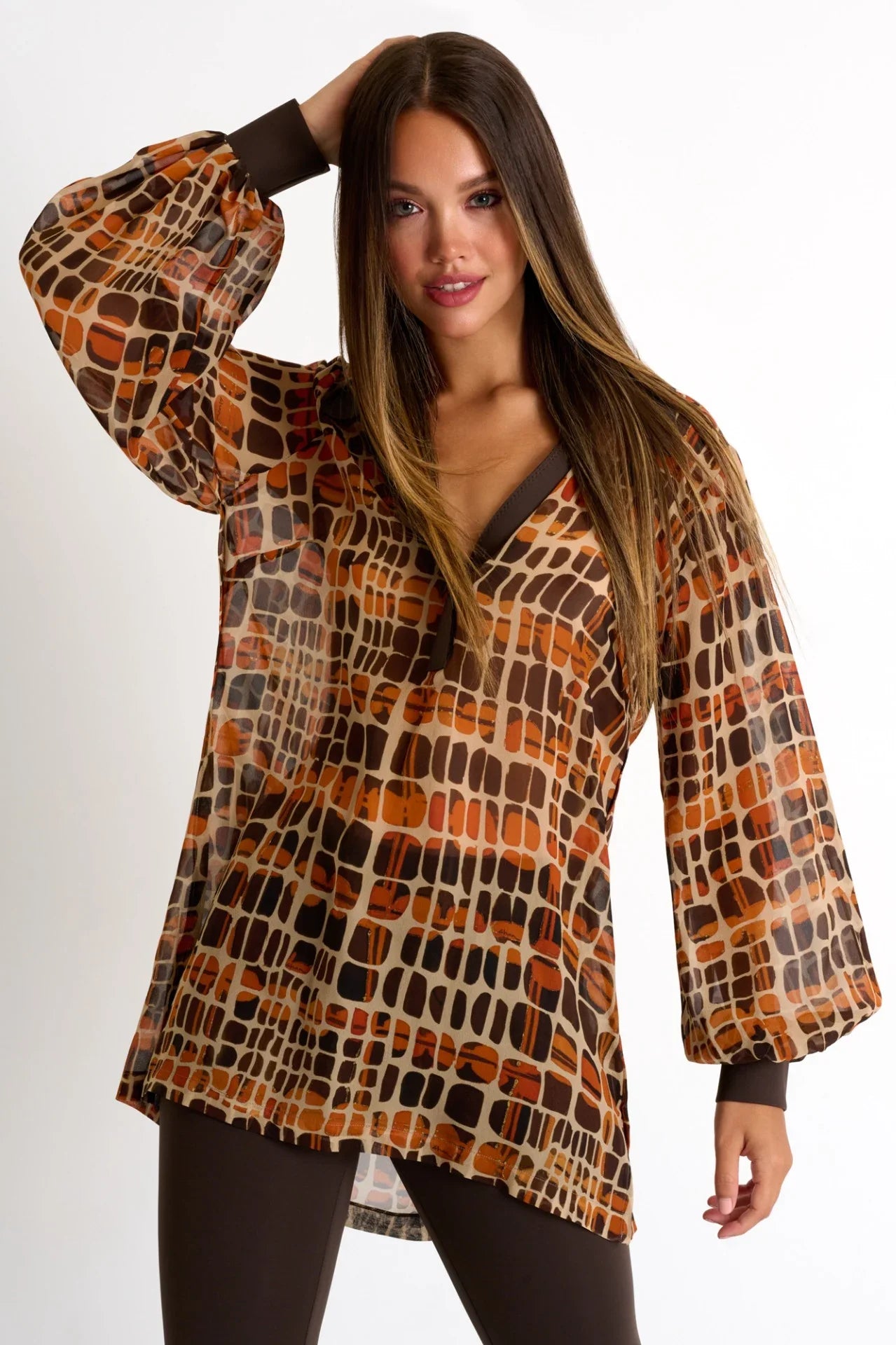Tunic - 52252-80-951 Modern Men's Geometric