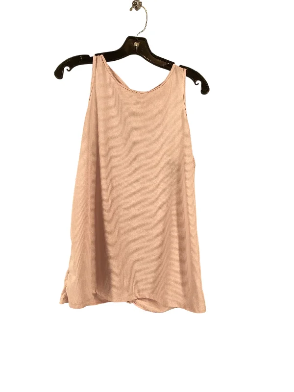 Pink Athletic Tank Top Fabletics, Size L Casual Men's Japanese 