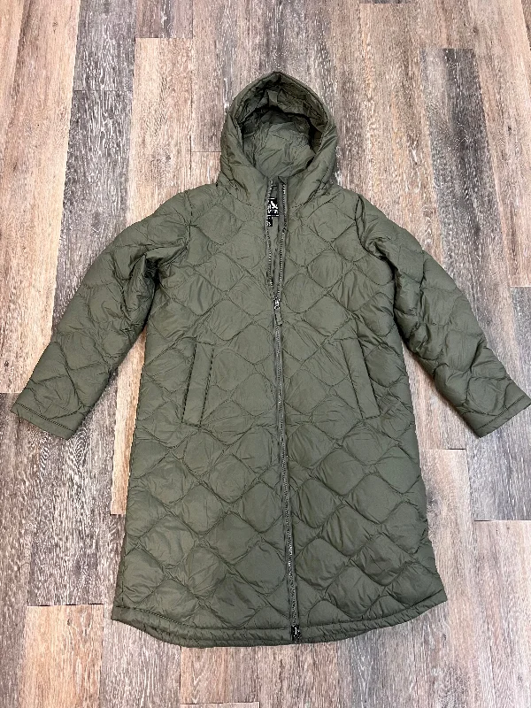 Coat Puffer & Quilted By Eddie Bauer In Green, Size: L Sporty Men's Athleisure 