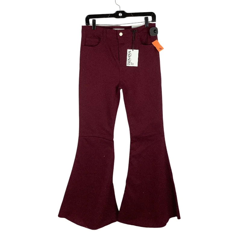 Jeans Flared By Zenana Outfitters  Size: M Monochromatic Office Style