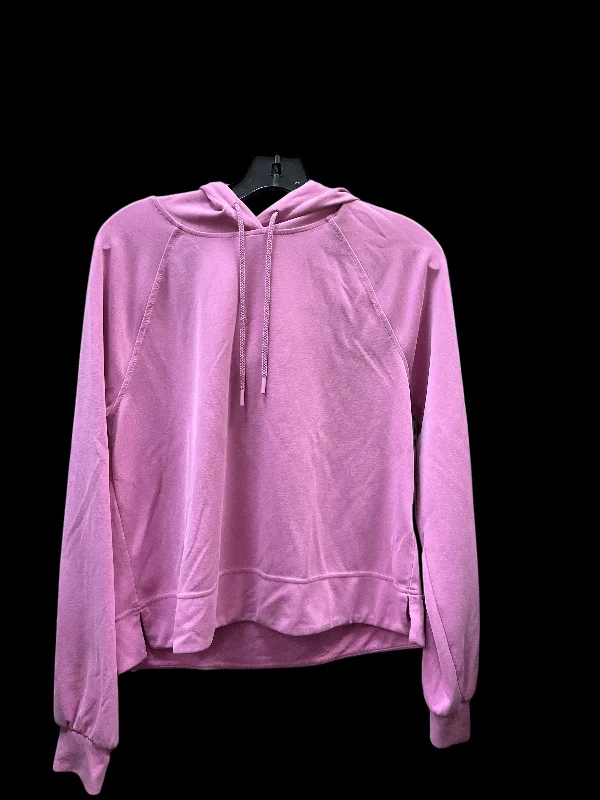 Athletic Top Long Sleeve Hoodie By Athleta In Pink, Size: S Relaxed Men's Australian 
