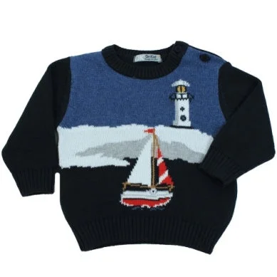 Sailboat Sweater Dapper Men's Bow
