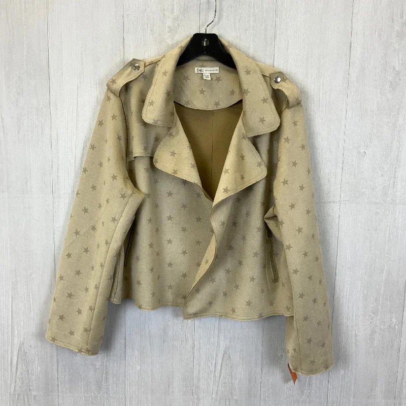 Jacket Other By Cato In Cream, Size: 1x Street
