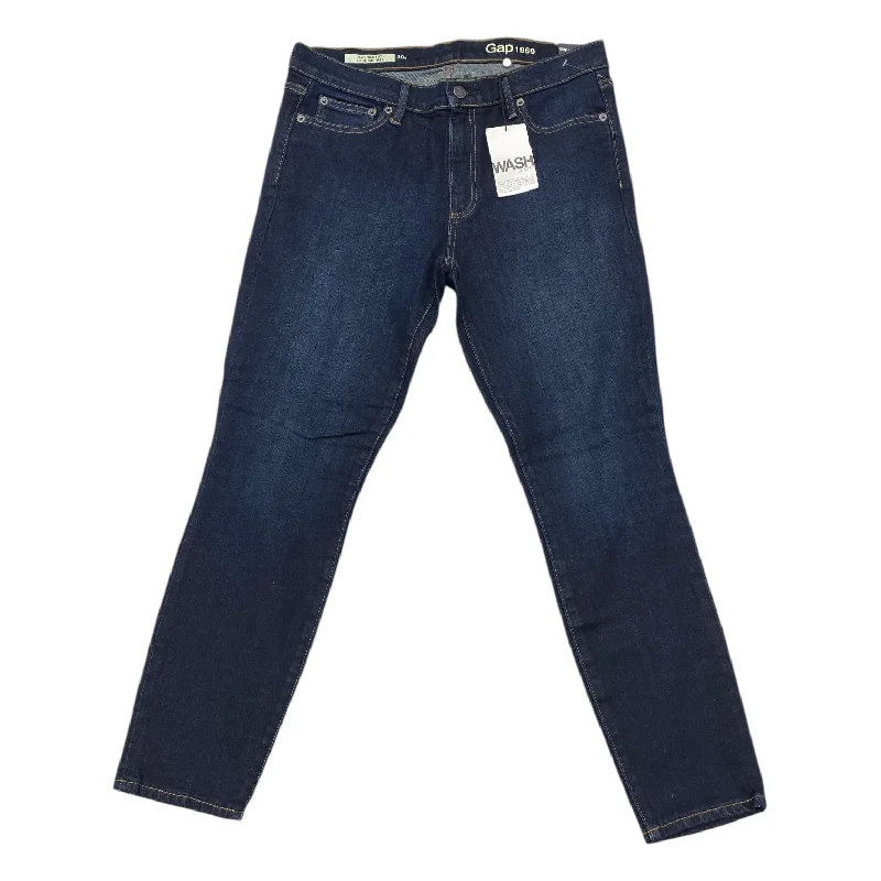 Jeans Skinny By Gap In Blue Denim, Size:10P Stylish Men's Tropical 