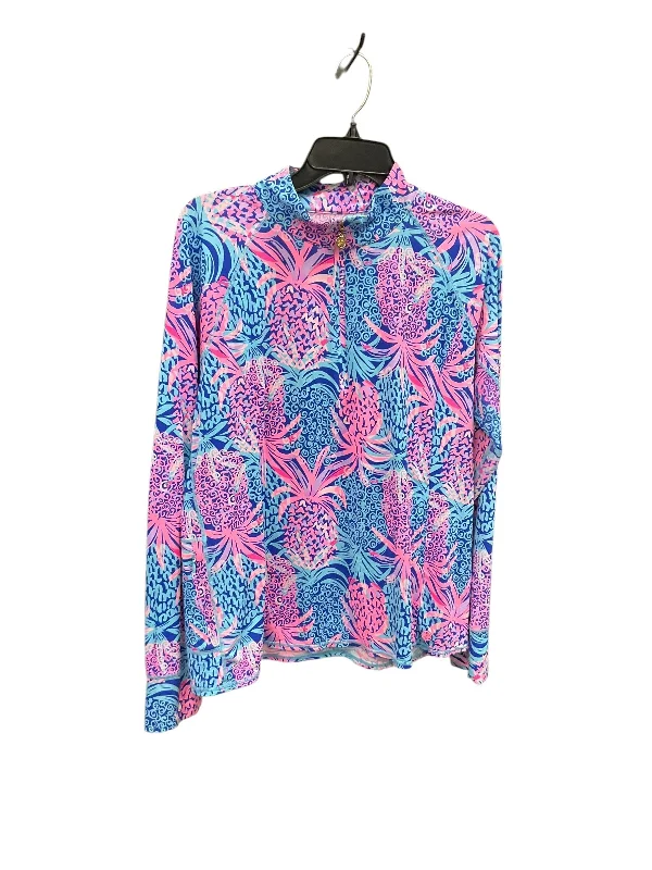 Top Long Sleeve Designer By Lilly Pulitzer  Size: Xl Polished Men's Satin