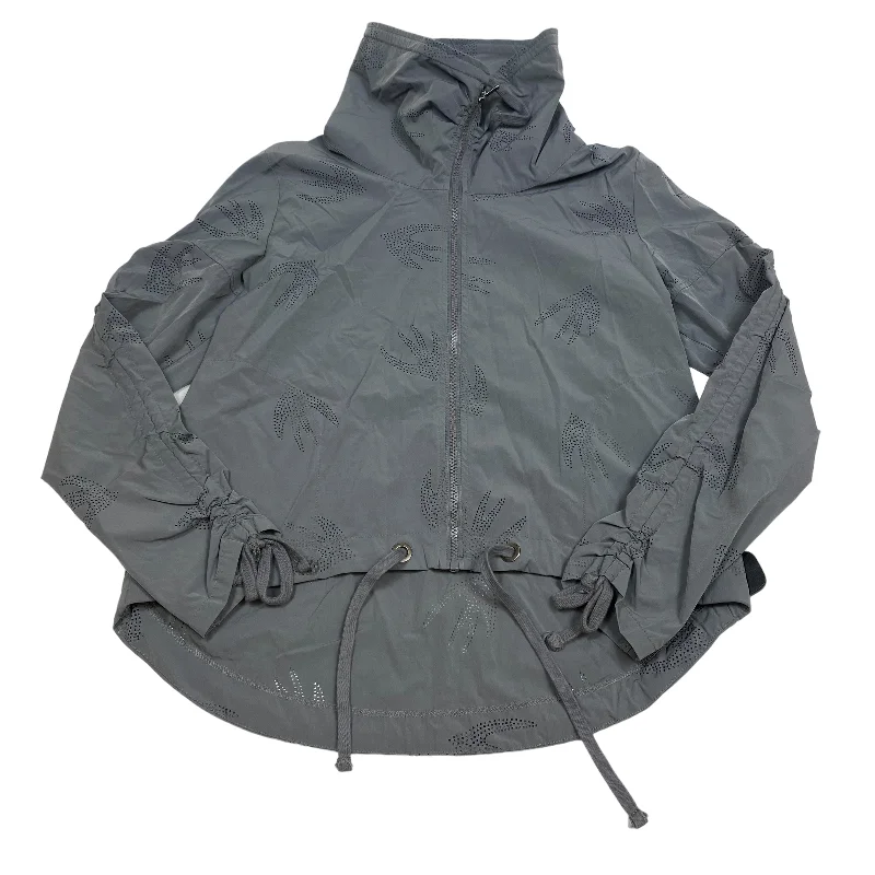 Grey Athletic Jacket Nanette Lepore, Size S Streetwear Style