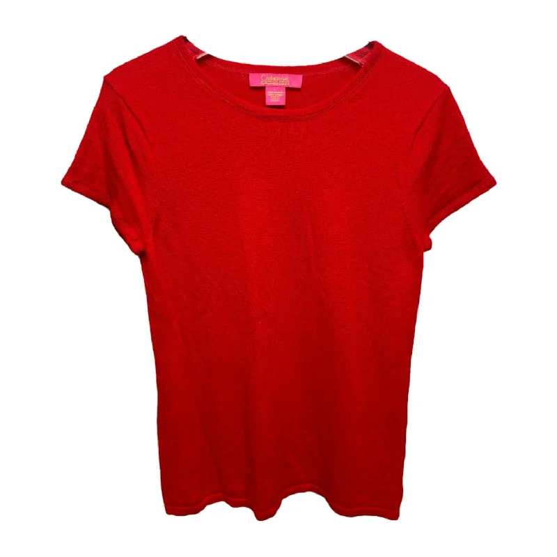 Sweater Cashmere By Catherine Malandrino In Red, Size: L Casual Men's Japanese 