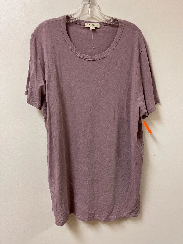 Top Short Sleeve By Clothes Mentor In Purple, Size: 1x Sharp Men's Italian
