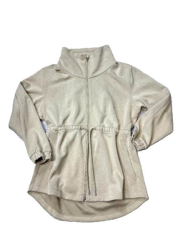 Athletic Jacket By Lululemon In Tan, Size: 8 Elegant Men's Cashmere