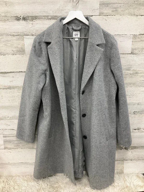 Coat Peacoat By Gap In Grey, Size: Xl Cool Men's Skate