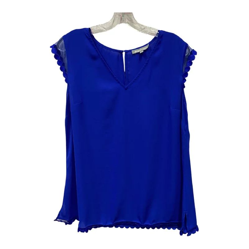 Top Sleeveless By Daniel Rainn In Blue, Size:L Trendy Men's Scandinavian