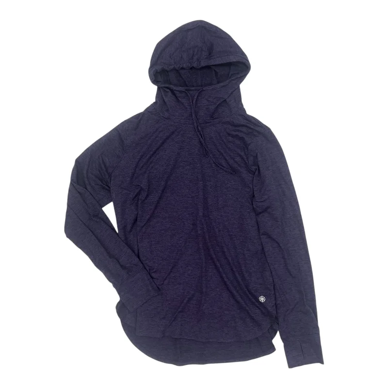 ATHLETIC TOP LS HOODIE by GAIAM In PURPLE, Size: XXL Cclassic Men's Tweed