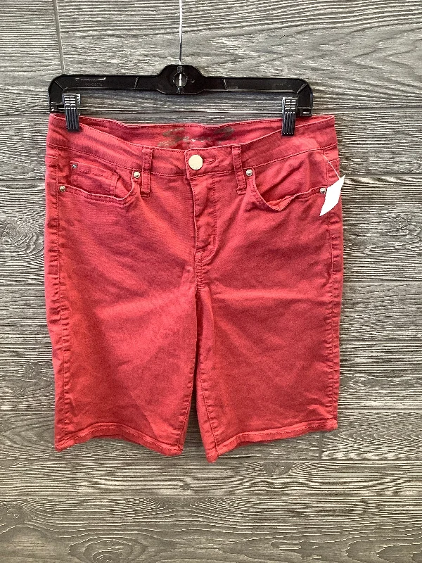 Shorts By Seven 7 In Orange, Size: 8 Traditional Men's Wool