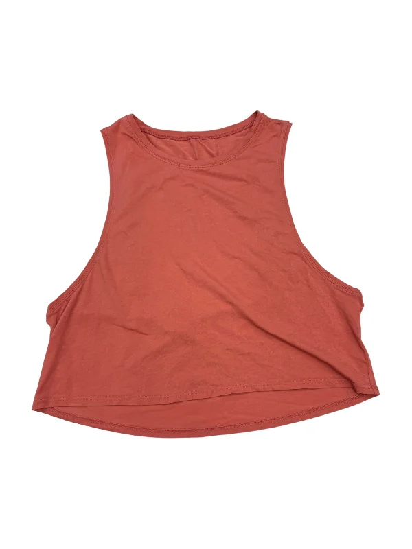 Pink Athletic Tank Top Lululemon, Size S Sleek Men's Metallic