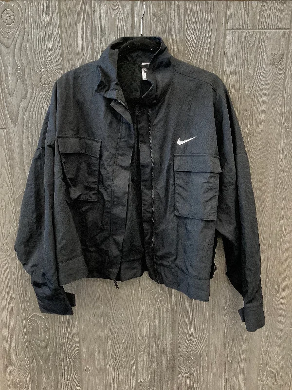 Jacket Other By Nike In Black, Size: Xl Modern Men's Geometric