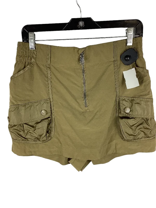 Shorts By Free People In Green, Size: M Sleek Men's Metallic