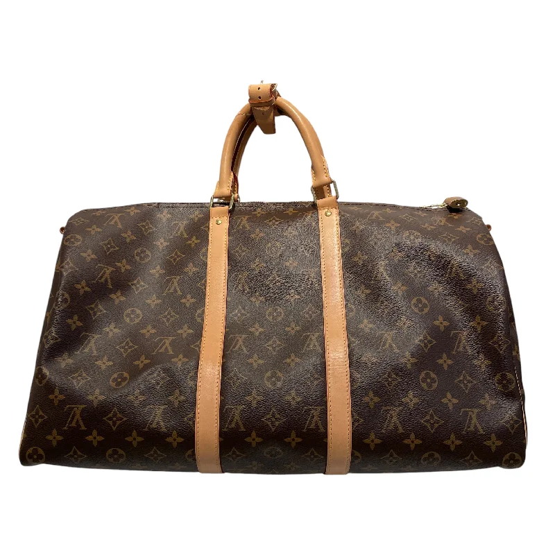 LOUIS VUITTON/Luggage/Monogram/Leather/BRW/Keepall 50 Casual Men's Japanese 