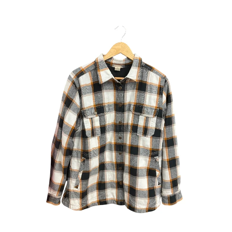 Jacket Shirt By Duluth Trading In Plaid Pattern, Size: Xl Hip Men's Urban