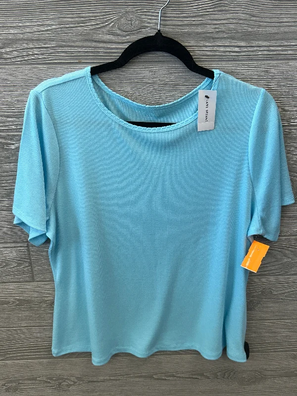 Top Short Sleeve By Lane Bryant In Blue, Size: Xxl Refined Men's Classic 
