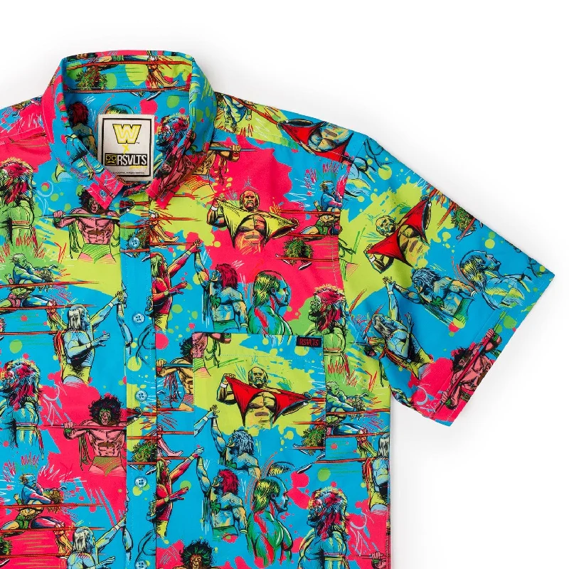 Hulk Hogan vs. Ultimate Warrior – KUNUFLEX Short Sleeve Shirt British Gentleman Style