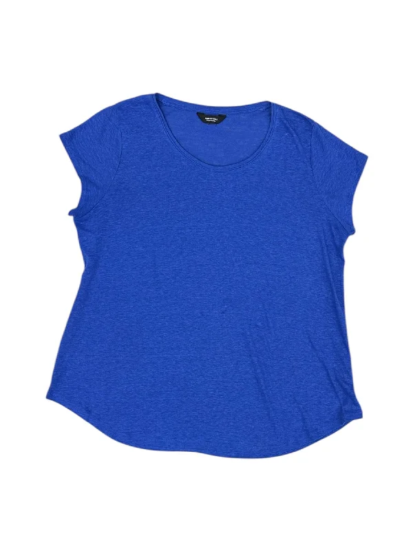 Top Short Sleeve Basic By Simply Vera  Size: Xl Sleek Men's Contemporary 