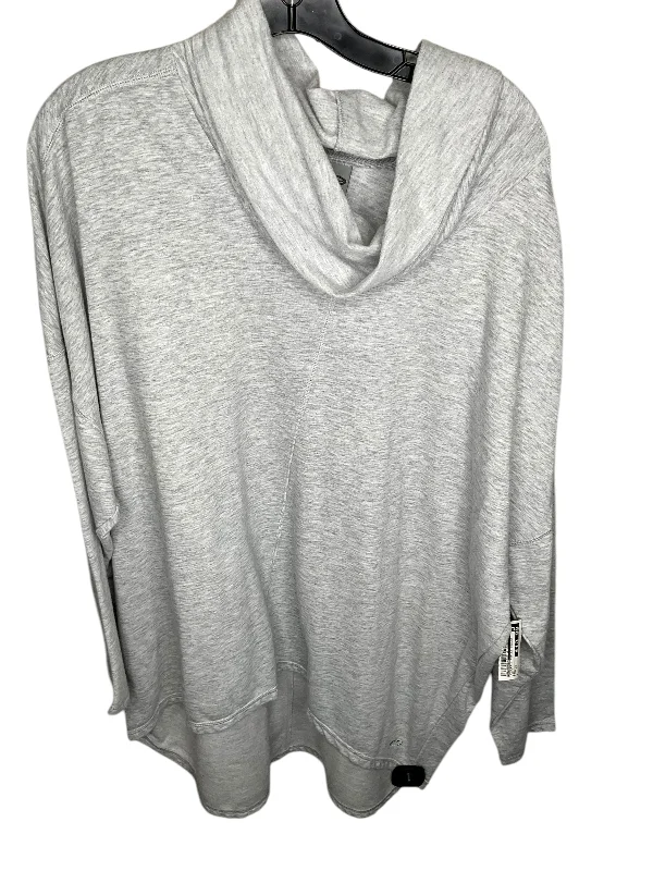 Athletic Top Long Sleeve Collar By Champion In Grey, Size: 2x Classic Men's Pin