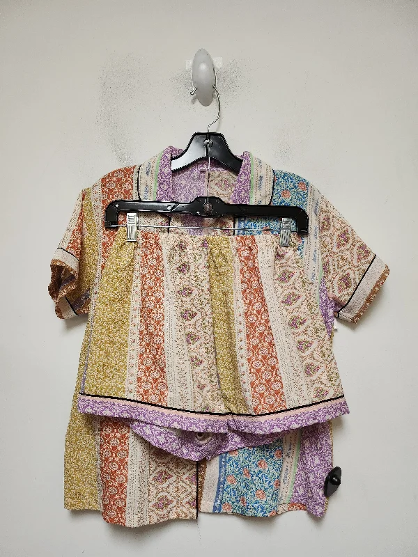 Shorts Set By Clothes Mentor In Floral Print, Size: M Casual Men's Japanese 