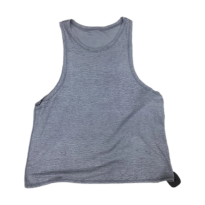 Grey Athletic Tank Top Lululemon, Size L Refined Men's Velvet