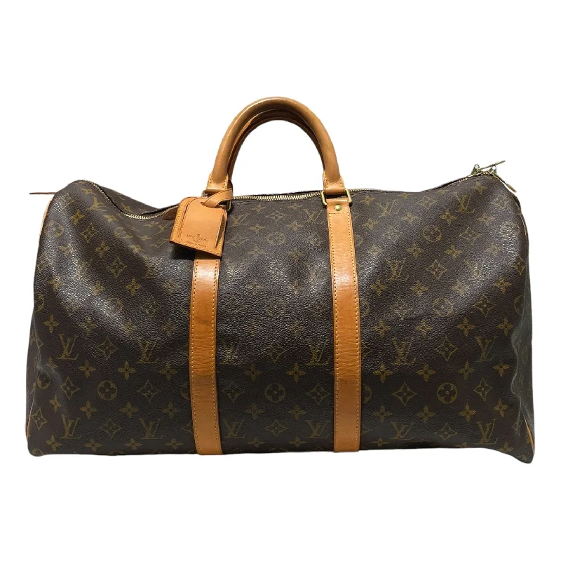LOUIS VUITTON/Bag/OS/Monogram/BRW/Keepall FL0090 Organic