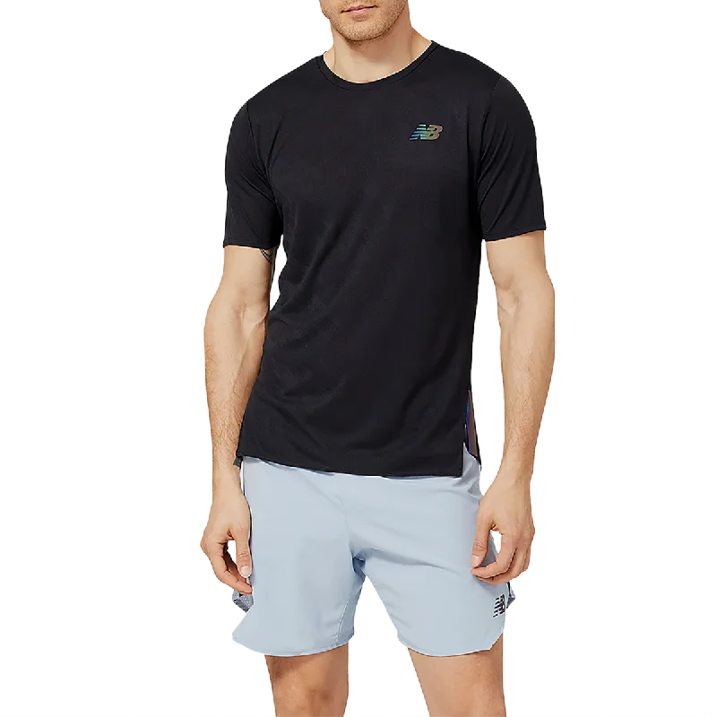 Men's Q Speed Jacquard Short Sleeve Minimalist Men's Casual 