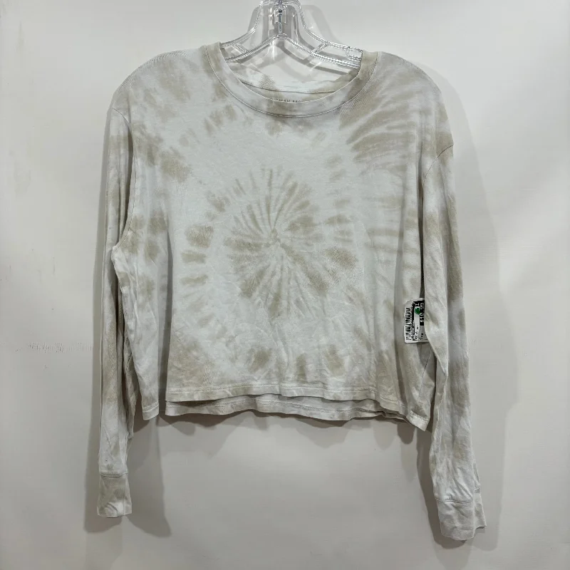 Top Long Sleeve By American Eagle In Tie Dye Print, Size: M Sleek Men's Contemporary 