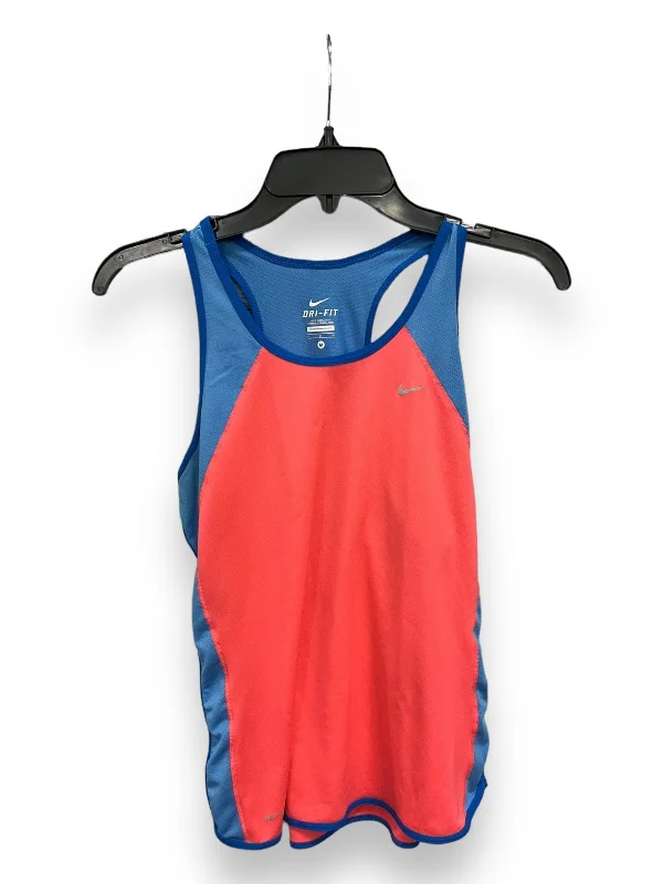 Blue & Orange Athletic Tank Top Nike Apparel, Size M Artistic Men's Hand